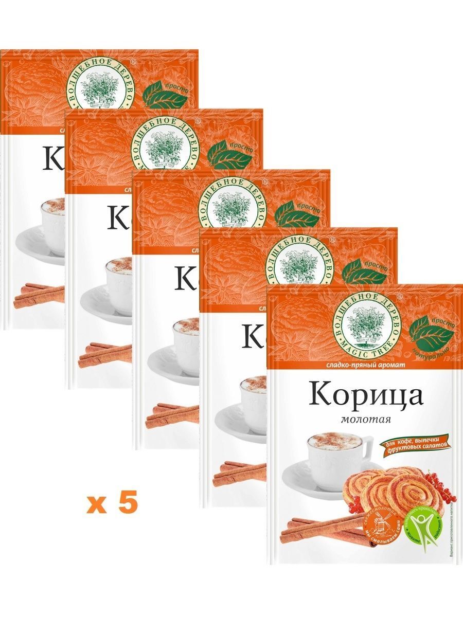

Корица Волшебное Дерево молотая 20 г х 5 шт