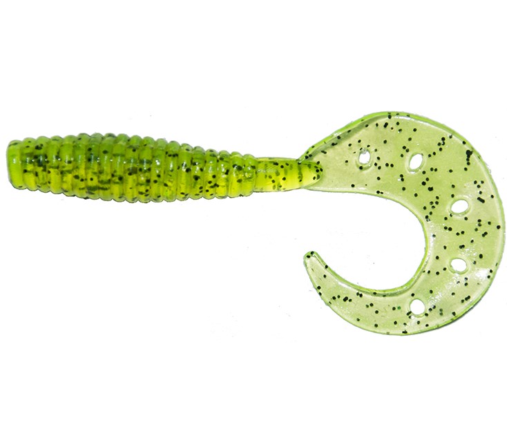 

RUBICON Силиконовая приманка RUBICON TWISTER SLIT 75mm, 3g, цвет 008 (10шт), Twister Slit