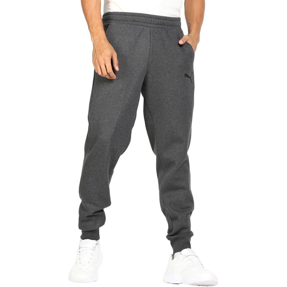 Спортивные брюки мужские PUMA Ess Logo Pants 58671495 серые XXL