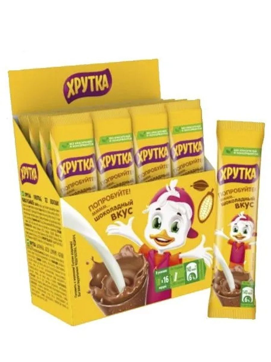 

Какао Хрутка в стиках 13,5 г х 16 шт
