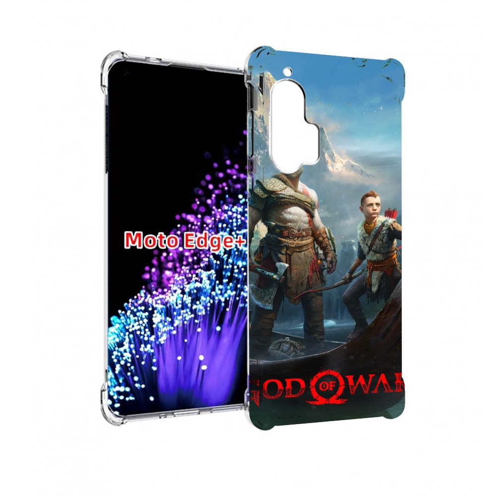 

Чехол MyPads God Of War Кратос Атрей для Motorola Edge+ Plus, Прозрачный, Tocco
