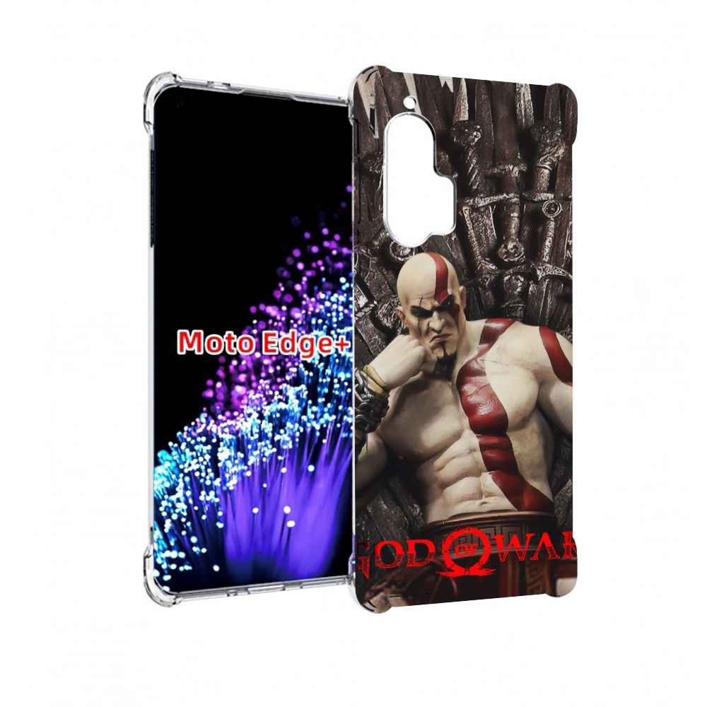 

Чехол MyPads God of War Кратос для Motorola Edge+ Plus, Прозрачный, Tocco