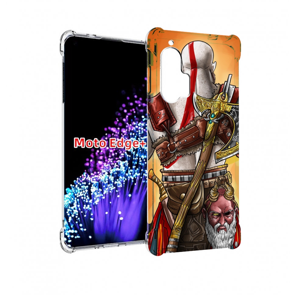 

Чехол MyPads God of War для Motorola Edge+ Plus, Прозрачный, Tocco