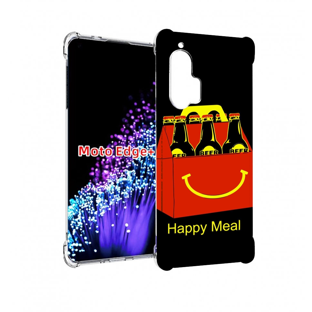 

Чехол MyPads Happy Meal для Motorola Edge+ Plus, Прозрачный, Tocco