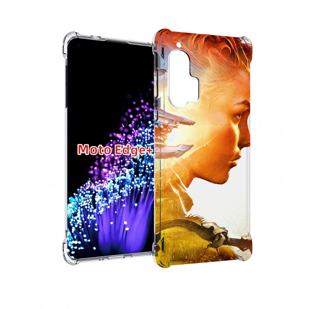 

Чехол MyPads Horizon Zero Dawn art для Motorola Edge+ Plus, Прозрачный, Tocco