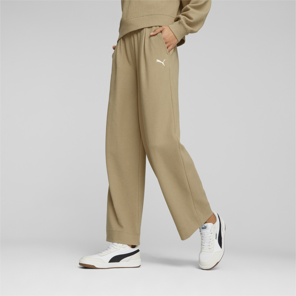 

Спортивные брюки женские PUMA Her High Waist Straight Pants 67600784 бежевые S, Бежевый, Her High Waist Straight Pants