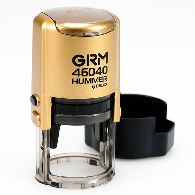 

GRM 46040 Hummer. Оснастка для печати в боксе, д.40 мм, корпус золотой