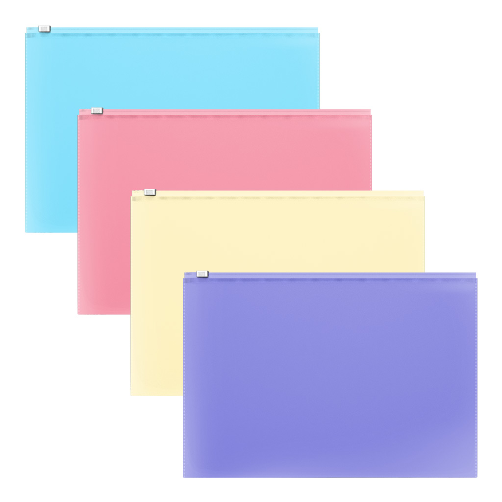 

ZIP-пакет пластиковый ErichKrause Fizzy Pastel, B5, ассорти (в пакете по 12 шт.), Разноцветный