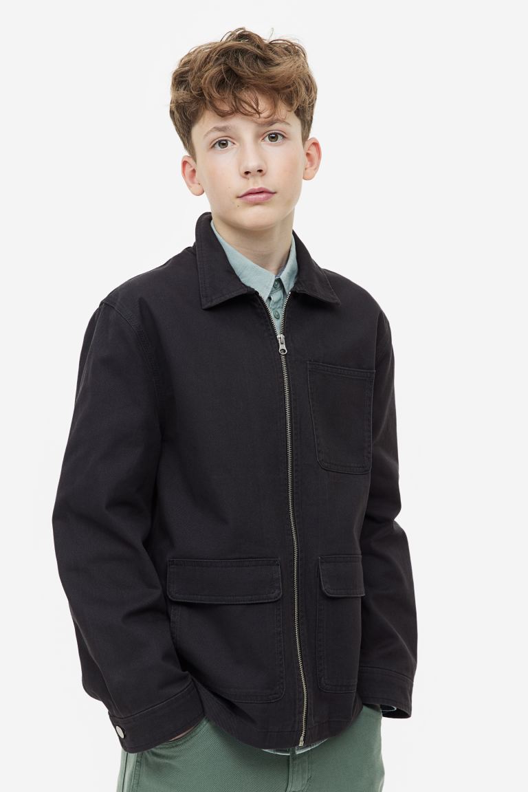 Куртка детская H&M 1132842, цвет черный, размер 158 (доставка из-за рубежа)