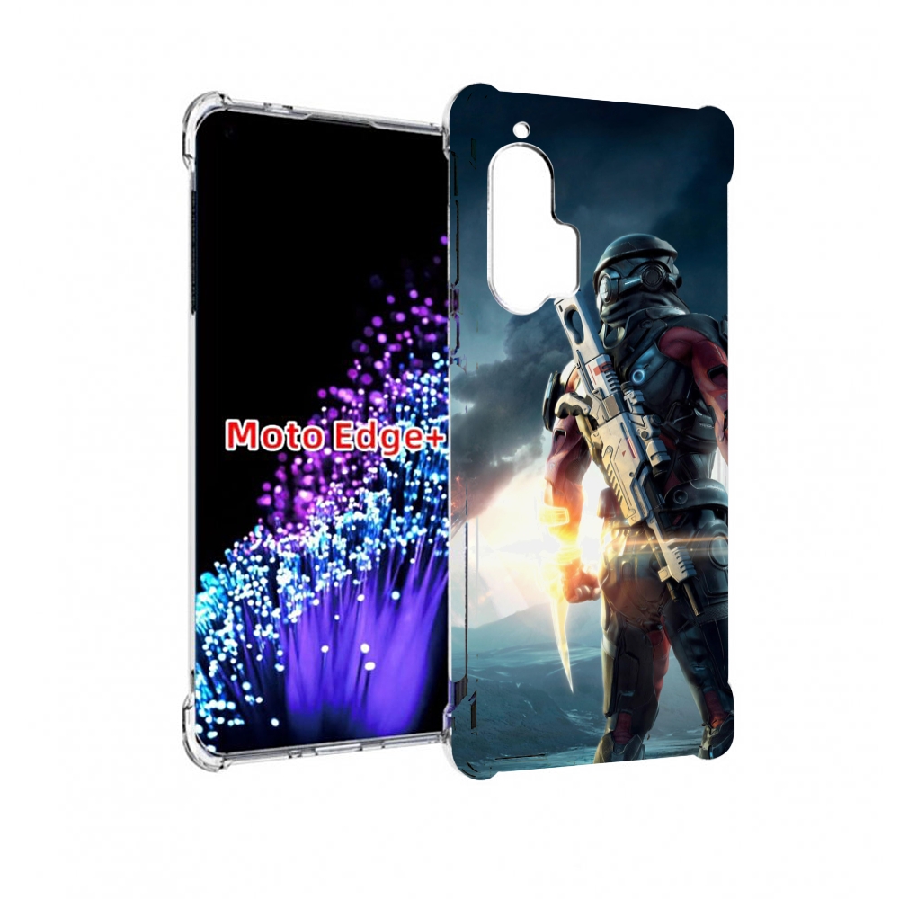

Чехол MyPads Mass Effect Andromeda Ryder для Motorola Edge+ Plus, Прозрачный, Tocco