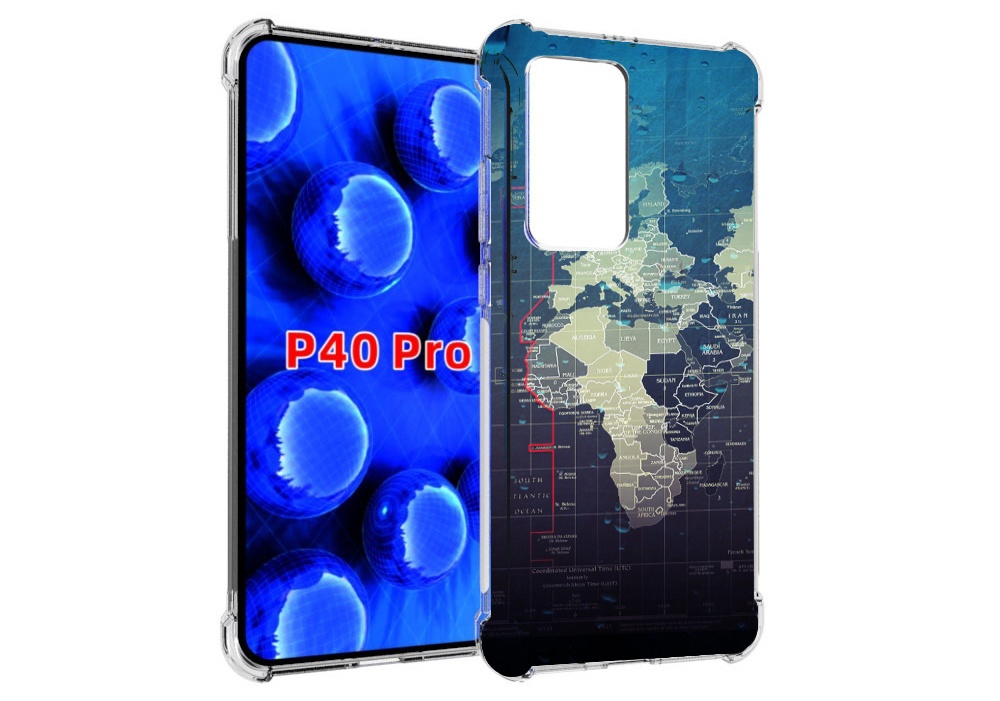 

Чехол MyPads бункер-анклава для Huawei P40 Pro противоударный, Прозрачный, Tocco