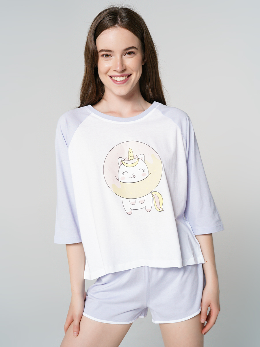 

Пижама женская ТВОЕ белая XS, 80282