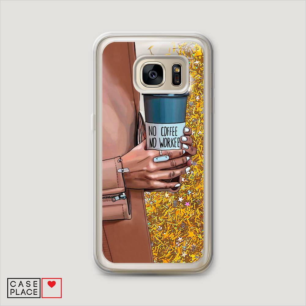 

Чехол Awog на Samsung Galaxy S6 "No coffee", Коричневый;серый, 24390-1