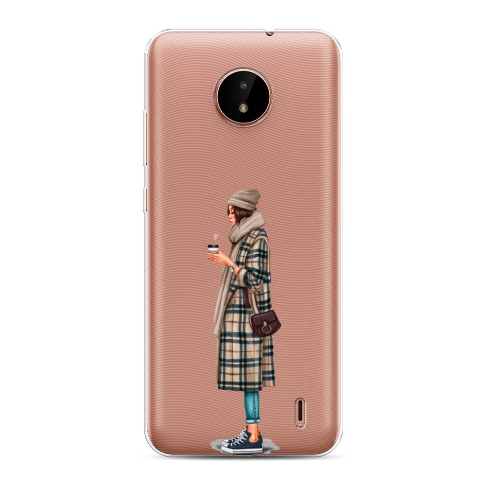 

Чехол на Nokia C10 "Утренний кофе", Коричневый;бежевый, 124350-6