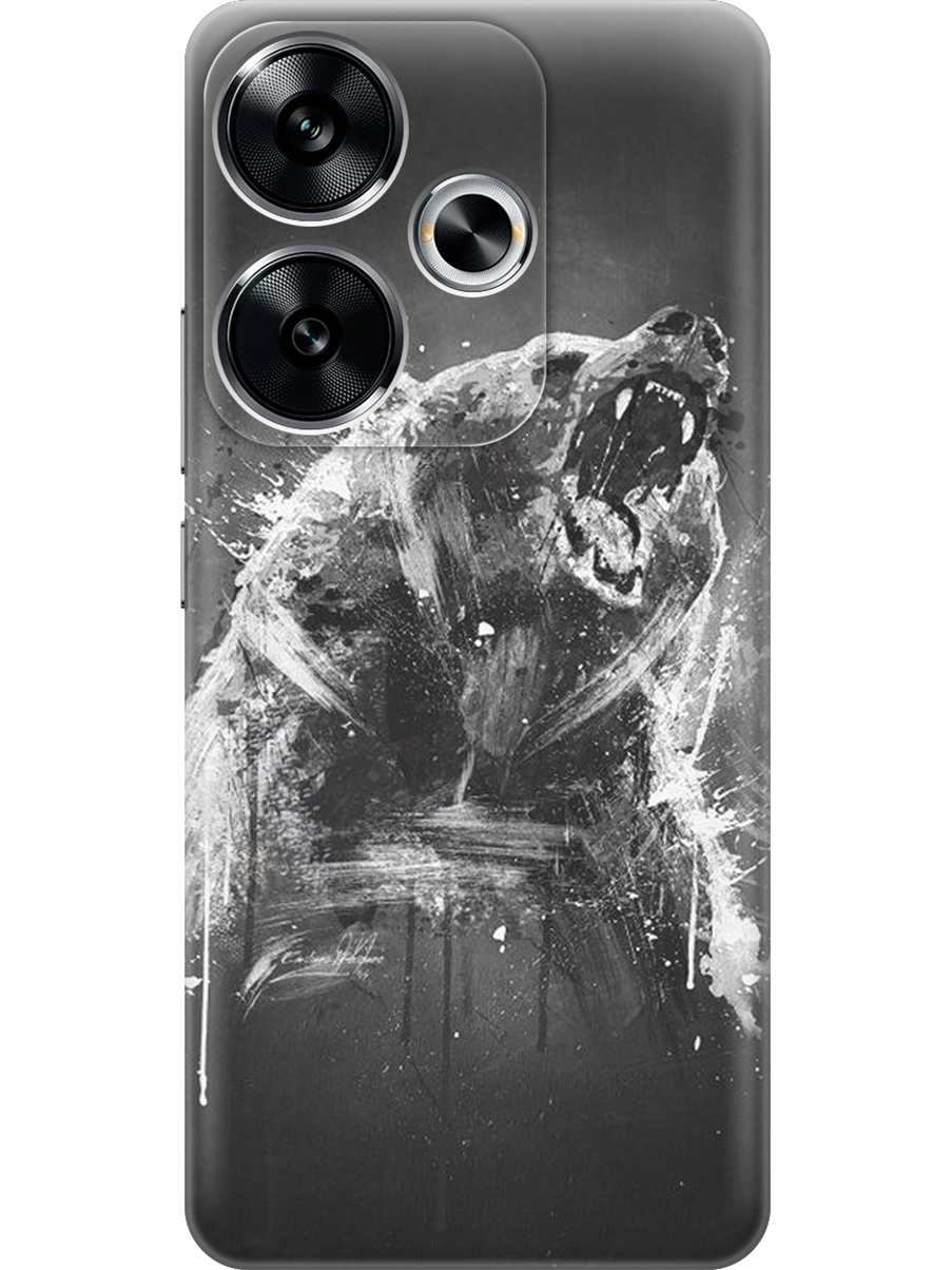 

Силиконовый чехол на Xiaomi Redmi Turbo 3 / Poco F6 с принтом "Разъяренный медведь", Прозрачный;коричневый;серый;черный, 783980813