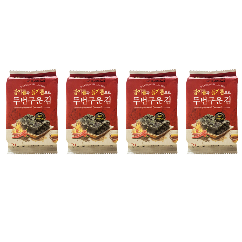 

Морская капуста Nori Land сушеная с соусом чили, 4 шт по 4 г