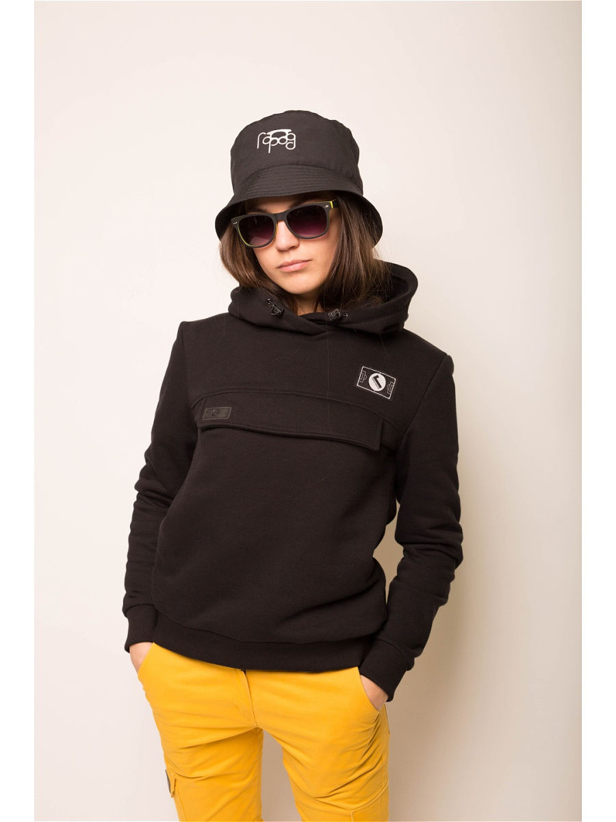 Худи женское Город Горький 15025275 черное 42 RU