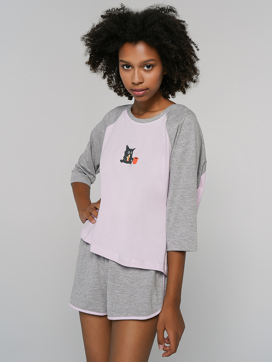 

Пижама женская ТВОЕ розовая XL, 80283