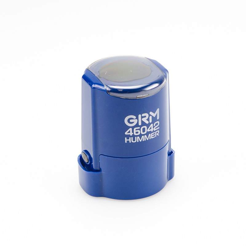 

GRM 46042 Hummer - Оснастка для печати в боксе, корпус ABS, синийй глянец, д.42 мм.