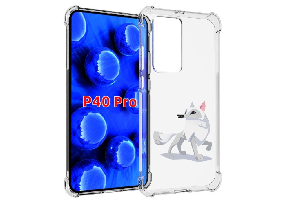 

Чехол MyPads волчок-серый для Huawei P40 Pro противоударный, Прозрачный, Tocco