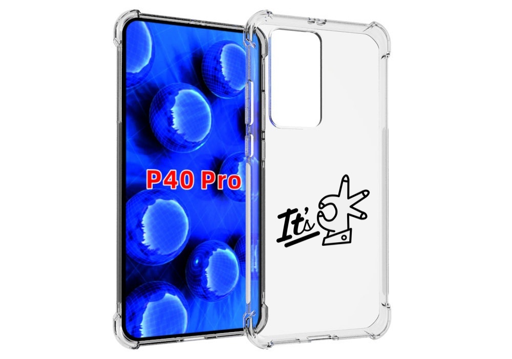 Чехол MyPads все-ок для Huawei P40 Pro противоударный