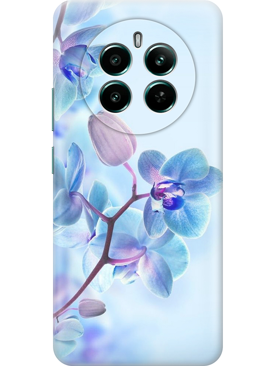

Силиконовый чехол на Realme 12+ 5g / Narzo 70 Pro 5g с принтом "Синий цветок на синем", Прозрачный;голубой;синий, 783983221