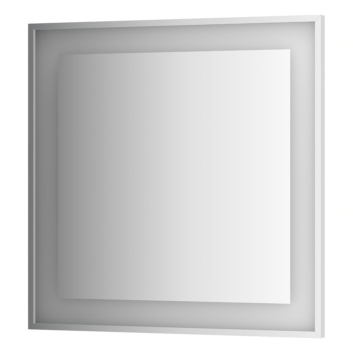 Зеркало в багетной раме со встроенной Led-подсветкой Evoform BY 2211, 90х90 3000 К репродукция в раме коттеджные розы