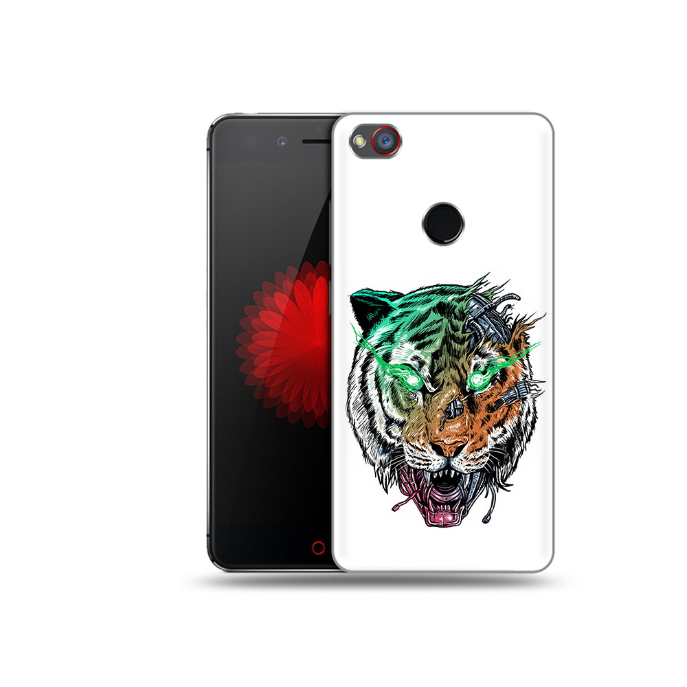 

Чехол MyPads Tocco для ZTE Nubia Z11 робо-тигр (PT48017.468.584), Прозрачный, Tocco
