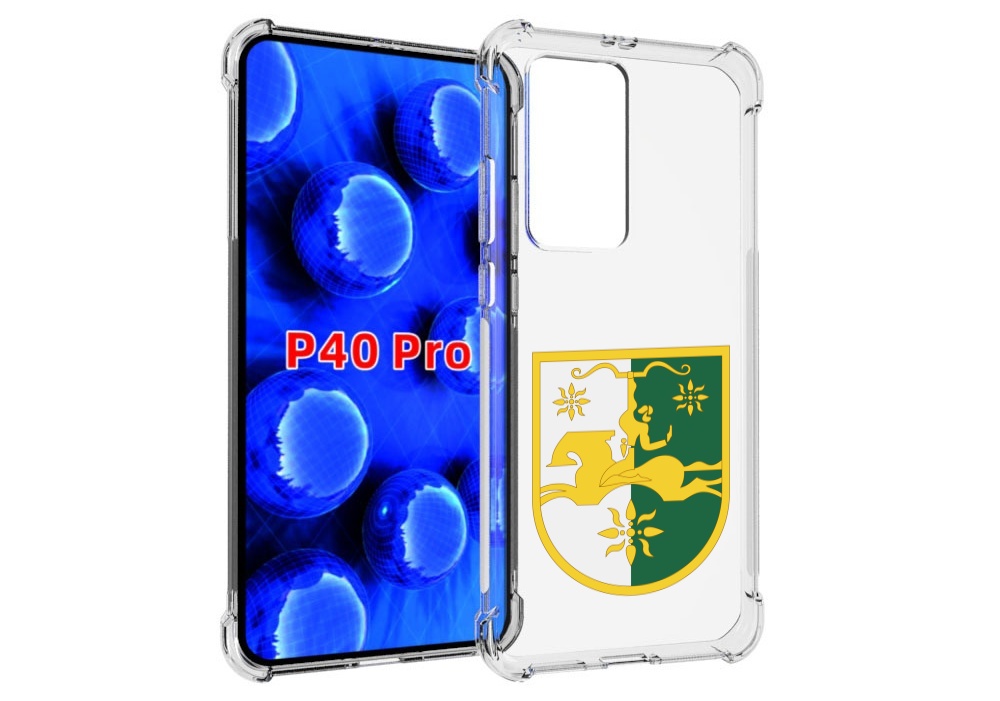 

Чехол MyPads герб-абхазии для Huawei P40 Pro противоударный, Прозрачный, Tocco
