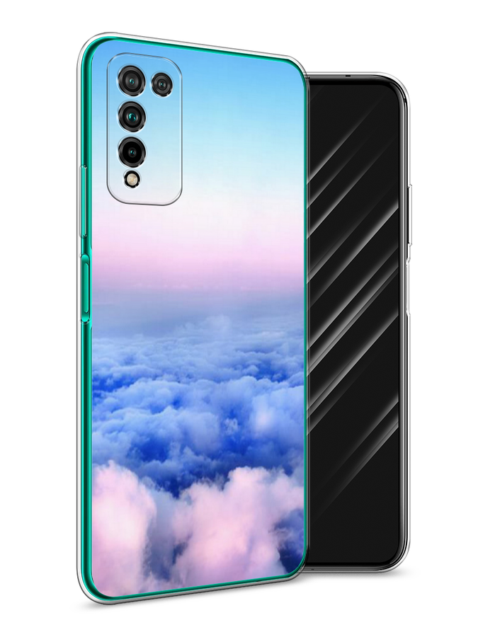 

Чехол Awog на Honor 10X Lite "Облака", Голубой;розовый, 6104650-4
