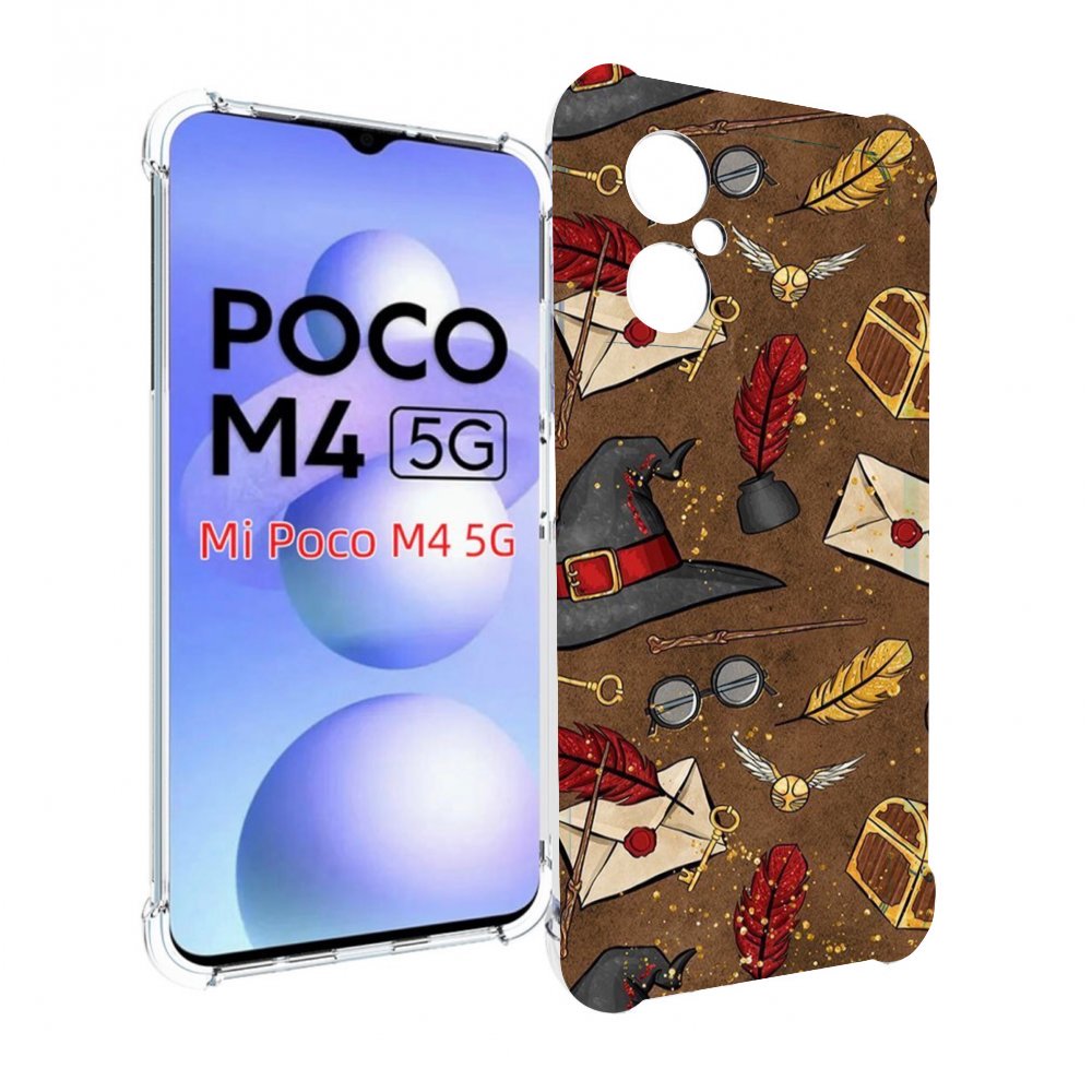 

Чехол MyPads гарри-поттер-вайб для Xiaomi Poco M4 5G, Прозрачный, Tocco