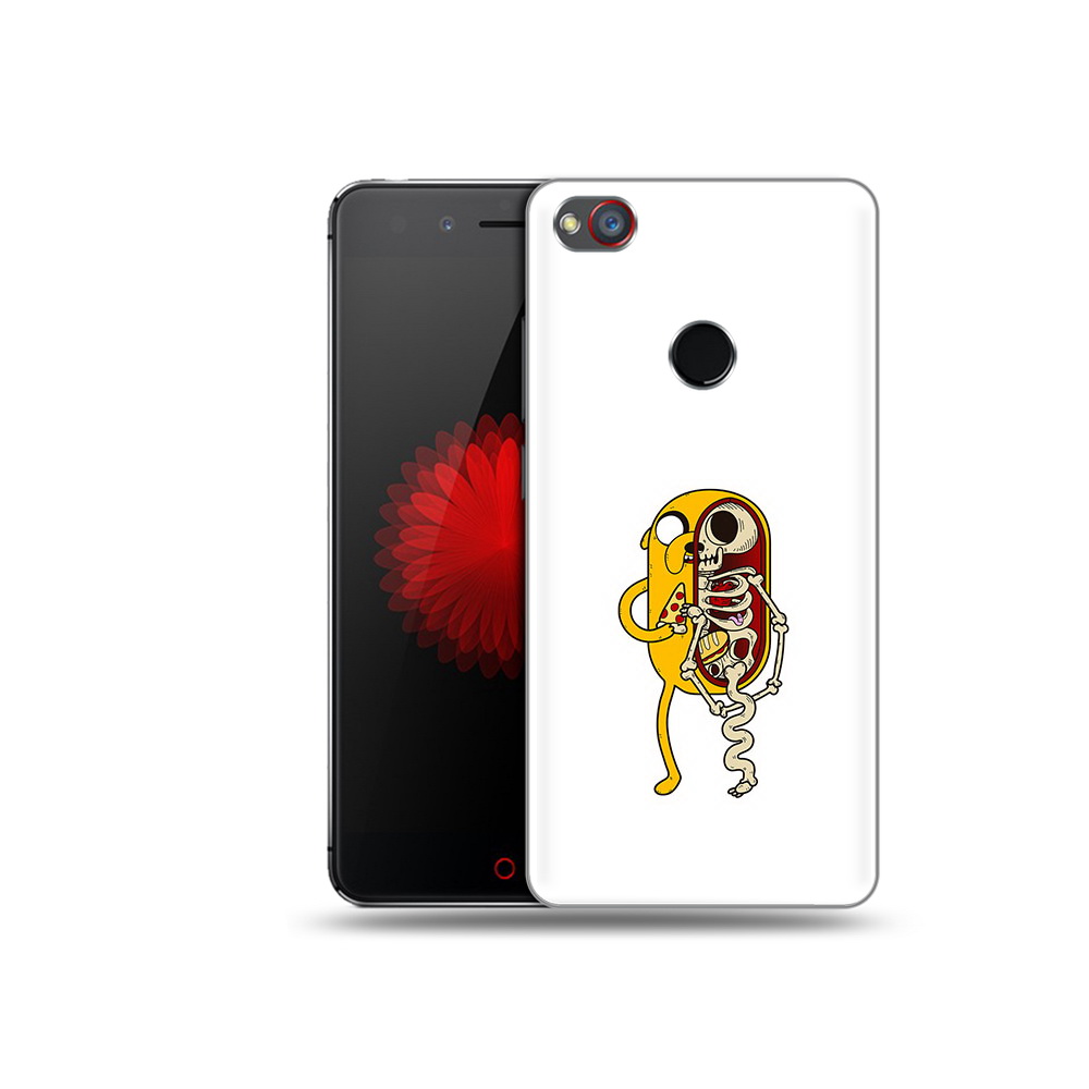 Чехол MyPads Tocco для ZTE Nubia Z11 Джейк скелет (PT48017.468.64)