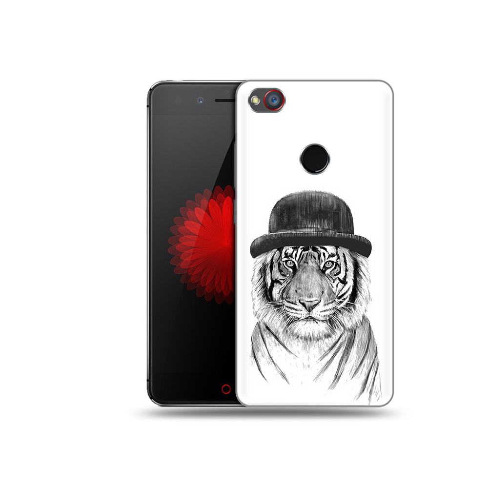 

Чехол MyPads Tocco для ZTE Nubia Z11 тигр британец (PT48017.468.641), Прозрачный, Tocco