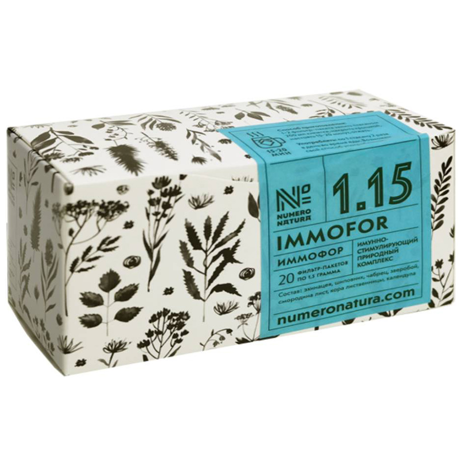 

Травяной сбор Numero Natura "Immofor 1.15", 20 пакетиков