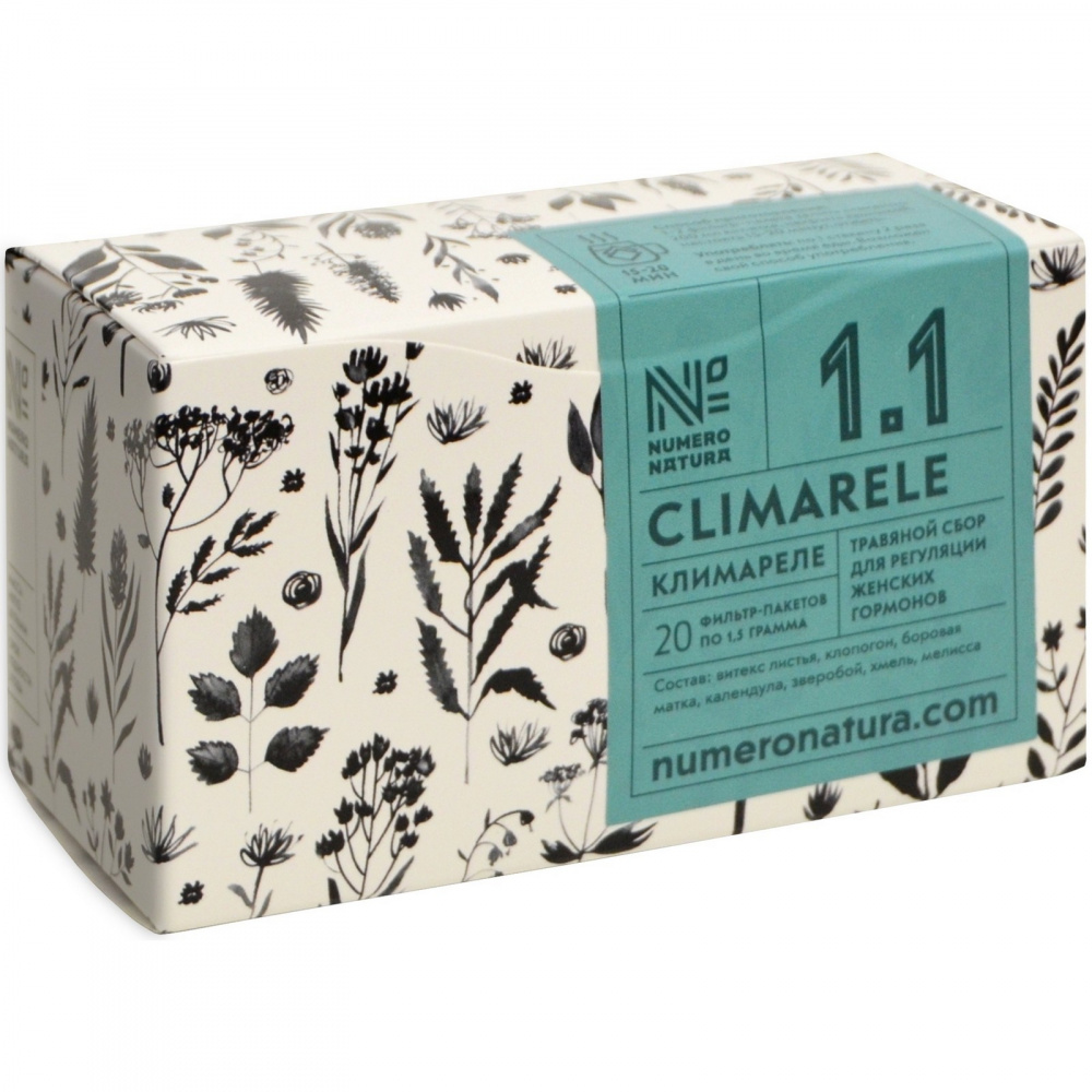 

Травяной сбор Numero natura "Climarele 1.1", 20 пакетиков