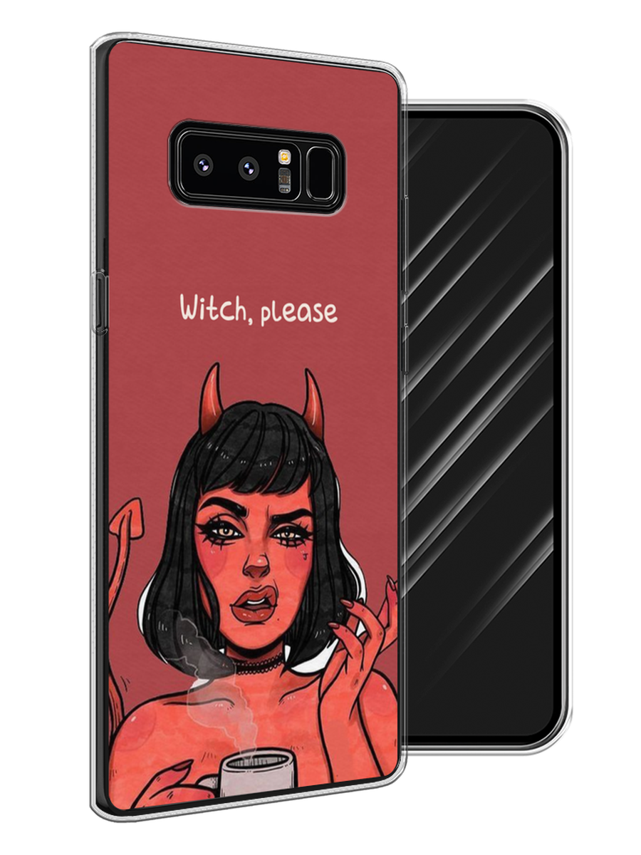 

Чехол Awog на Samsung Galaxy Note 8 "Evil Girl", Красный;черный, 25250-6