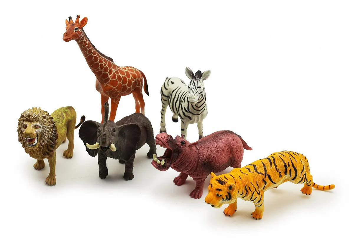 Игровой набор КарандашоФФ Дикие животные, 6 шт набор животных bondibon ребятам о зверятах дикие животные 5