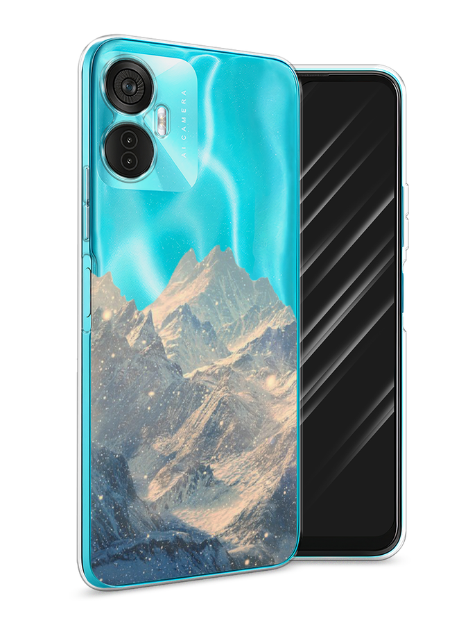 

Чехол Awog на Itel Vision 5 Plus "Горы арт 2", Серый, 3201150-10