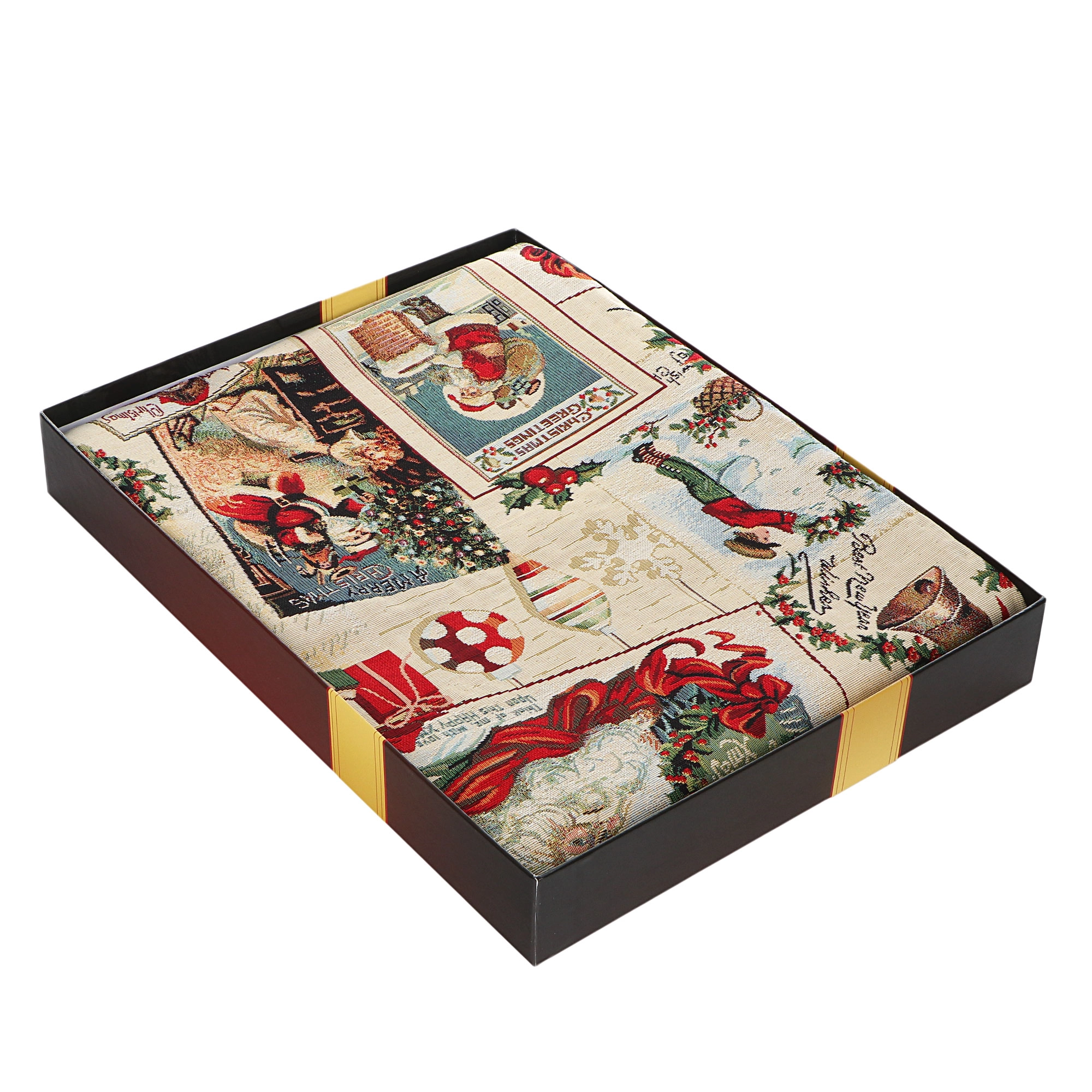 

Скатерть Bottaro Новый год гобеленовая 140x260 см