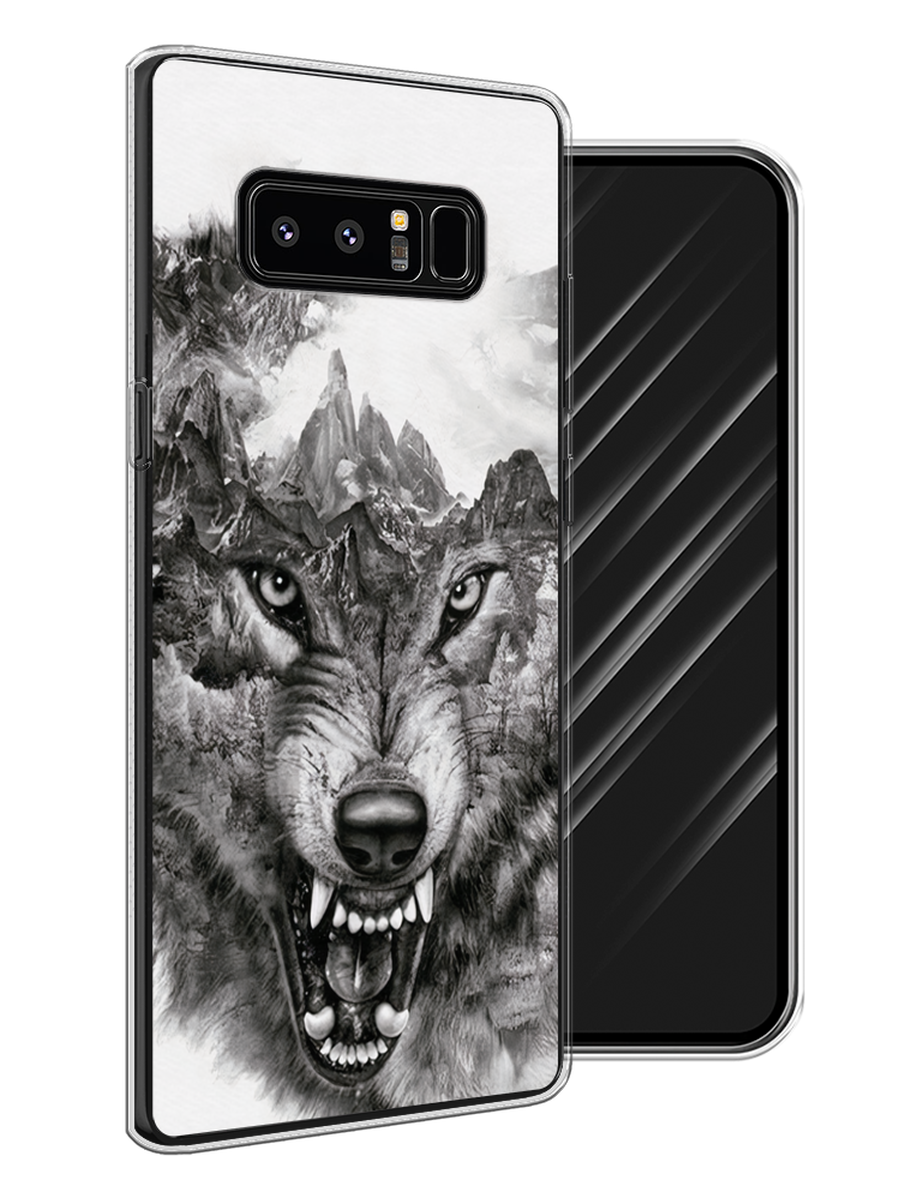 

Чехол Awog "Волк в горах" для Samsung Galaxy Note 8, Серый;белый;бежевый, 25250-1