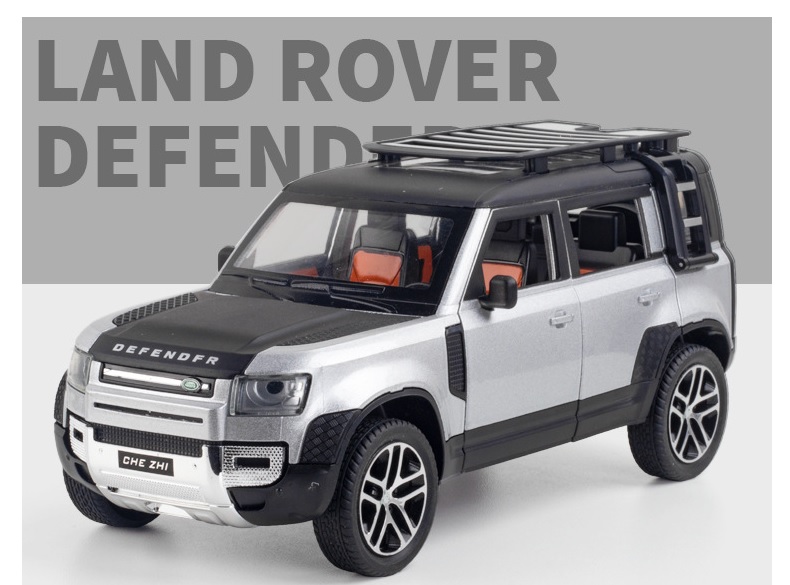 Модель Che Zhi металлическая коллекционная Land Rover Defender 1:24 свет, звук CZ132A blank transponder key shell for land rover defender car key blanks case