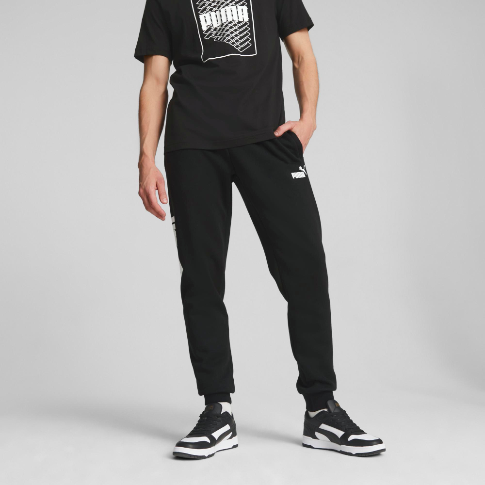 

Спортивные брюки мужские PUMA Power Logo Sweatpants 84979601 черные L, Черный, Power Logo Sweatpants