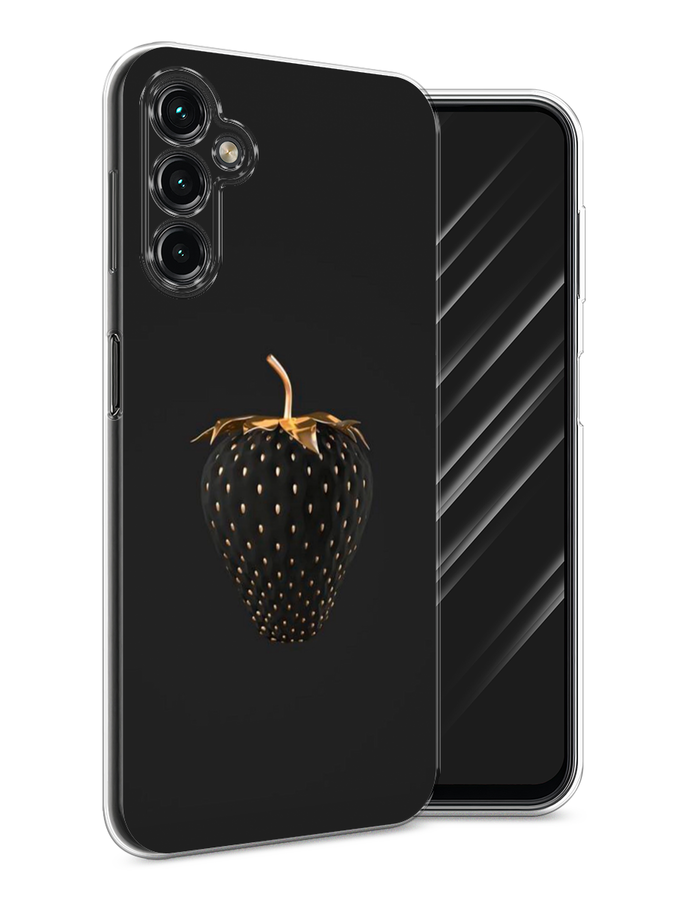 

Чехол Awog на Samsung Galaxy A14 4G "Черно-золотая клубника", Черный;золотистый, 2107950-10