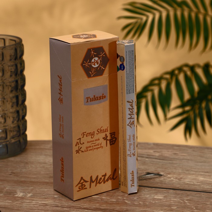 

Благовония "Tulasi" 20 аромапалочек Metal, Indian style