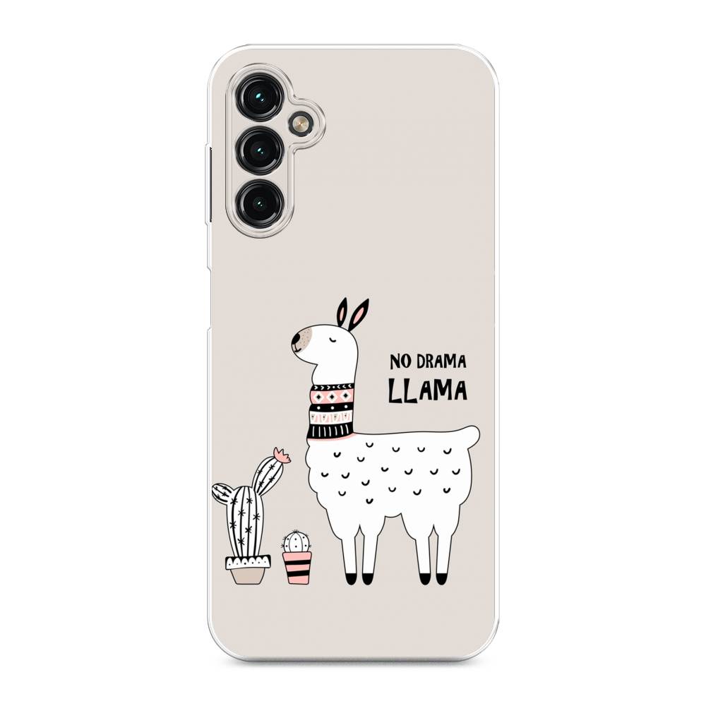 

Чехол Awog на Samsung Galaxy A14 4G "No drama LLama", Бежевый;серый;белый, 2107950-2