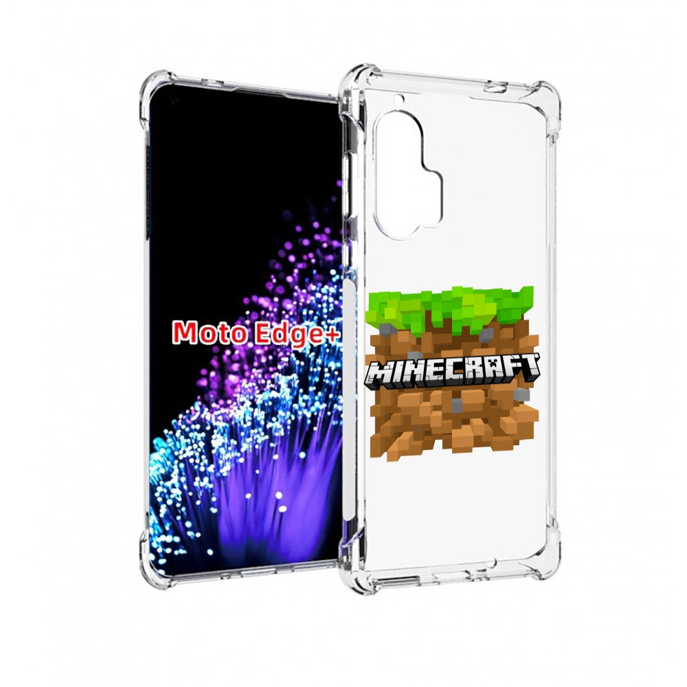 

Чехол MyPads Minecraft-2 для Motorola Edge+ Plus, Прозрачный, Tocco