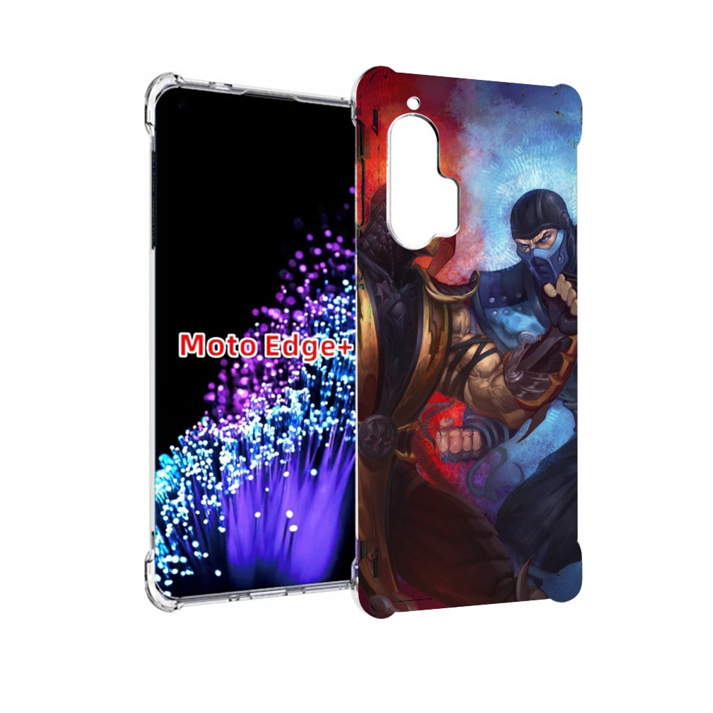 

Чехол MyPads Mortal Kombat art для Motorola Edge+ Plus, Прозрачный, Tocco
