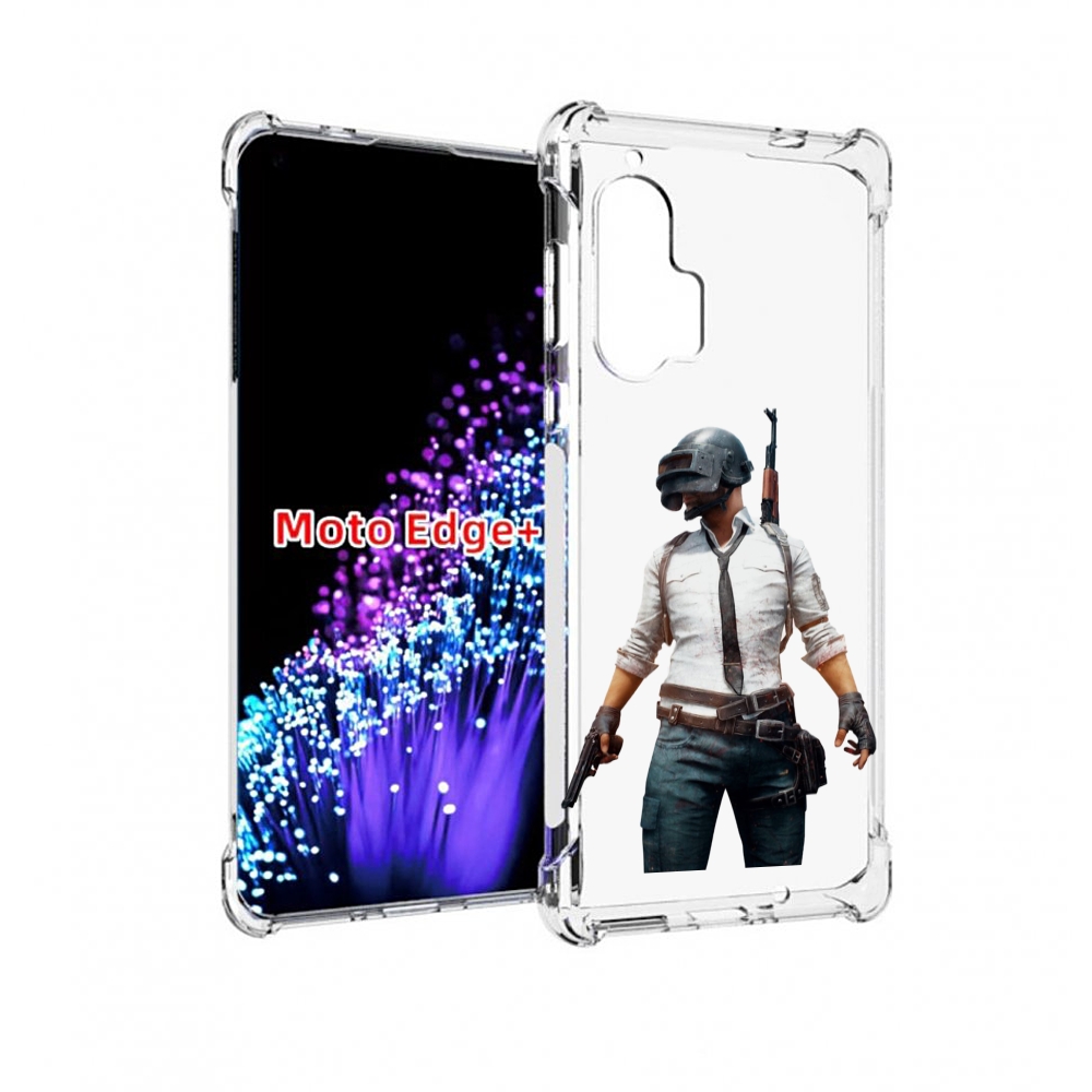 

Чехол MyPads PUBG-2 для Motorola Edge+ Plus, Прозрачный, Tocco