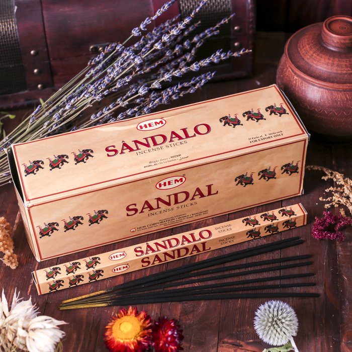 

Благовония "HEM" 8 палочек угольные sandal