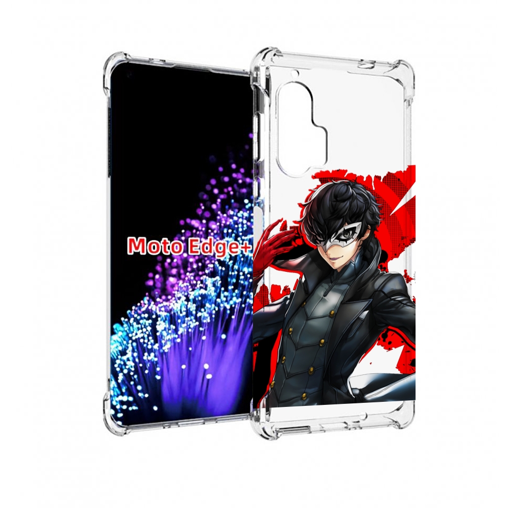

Чехол MyPads Persona 5 для Motorola Edge+ Plus, Прозрачный, Tocco